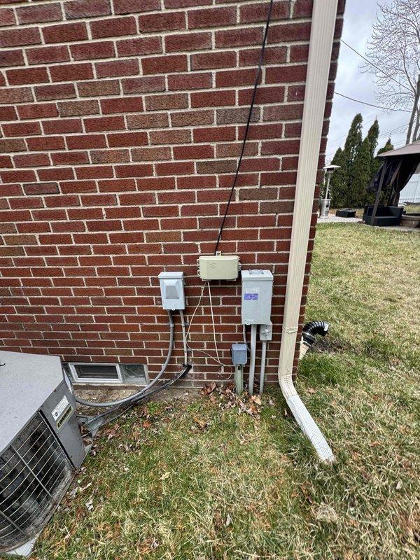 # HVAC Estimate - Full System

Conducted comprehensive system evaluation for residential HVAC replacement. Assessed existing 16-year-old air conditioning unit and furnace installation located in basement utility area. Documented current equipment condition showing age-related wear on furnace cabinet panels and exterior condenser unit mounted on concrete pad. Provided full system replacement estimate including both cooling and heating equipment options to address customer's request for complete HVAC system upgrade within current season timeframe.