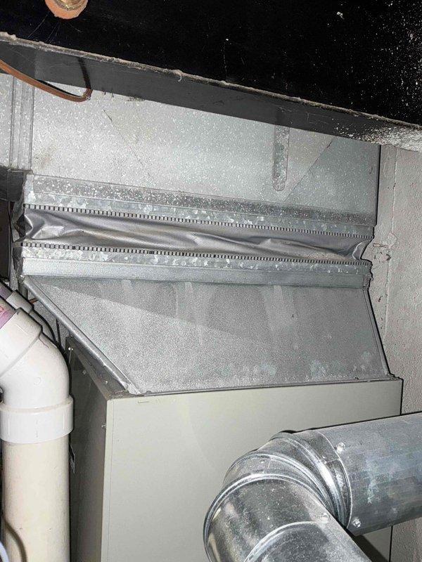 # HVAC System Replacement Estimate

Conducted comprehensive assessment of existing 20-year-old residential HVAC system including furnace and air conditioning unit requiring immediate replacement. Documented current equipment conditions through detailed photography of evaporator coil assembly in attic space showing moisture accumulation and condensation patterns, as well as basement furnace installation with attached humidifier unit exhibiting visible wear, dust accumulation, and age-related deterioration. Prepared detailed replacement quote for new two-way furnace and air conditioning system to address failed equipment and restore reliable climate control to residential property.