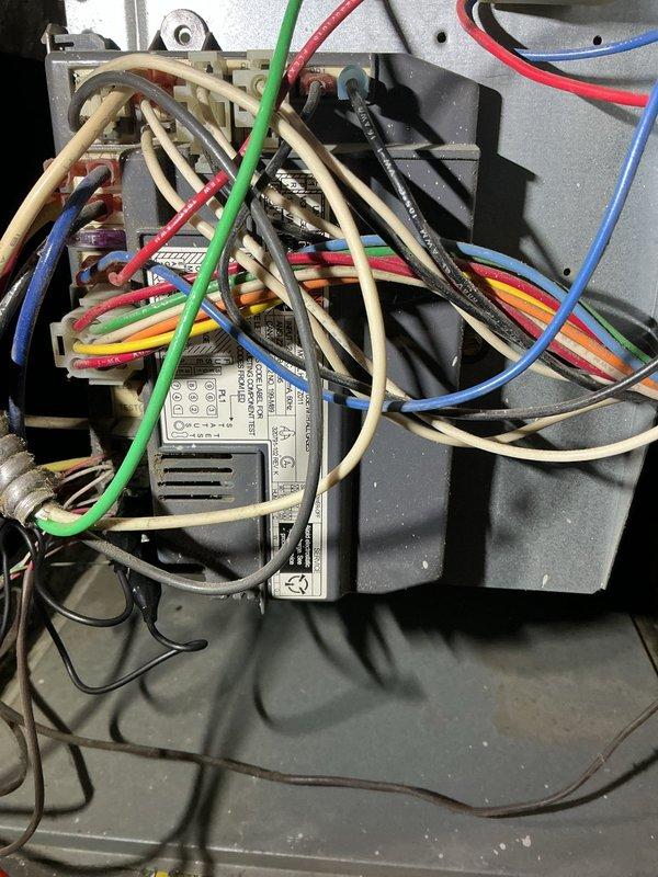 # HVAC Service - Furnace

Responded to no-heat call on 25-year-old furnace located in basement. Upon arrival, confirmed unit was completely non-operational with no power to control board. Inspected wiring compartment and traced electrical connections through terminal blocks and control module. Diagnosed failed control board preventing system startup. Replaced defective control board, verified all wire connections to proper terminals per wiring diagram, and restored power to unit. Tested furnace operation through complete heating cycle, confirmed ignition sequence, burner operation, and blower engagement functioning properly. System restored to normal heating operation.