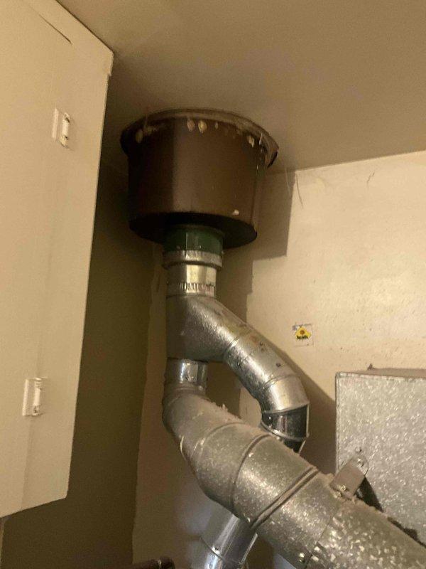 Conducted full system assessment for HVAC replacement estimate on 16-year-old gas furnace and existing ductwork system. Evaluated current equipment condition, measured existing duct configuration, documented mechanical room layout and clearances, and photographed furnace, water heater proximity, supply plenum connections, and overhead ductwork routing to provide comprehensive replacement system specifications.