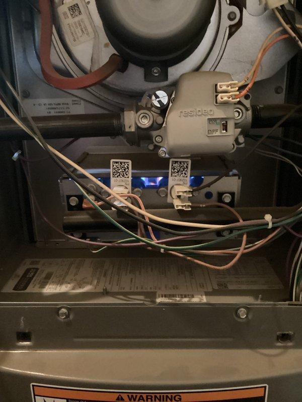 Responded to no-heat call on 2023 furnace located in basement. Upon arrival, unit was unresponsive with thermostat calling for heat but no ignition sequence initiated. Inspected internal components including Resideo control board, wiring connections, and safety circuits. Identified failed control module preventing proper system operation. Replaced defective control board under parts warranty, verified all electrical connections secure, and tested unit through complete heating cycle. System now operating properly with ignition sequence functioning as designed and delivering heat to setpoint.