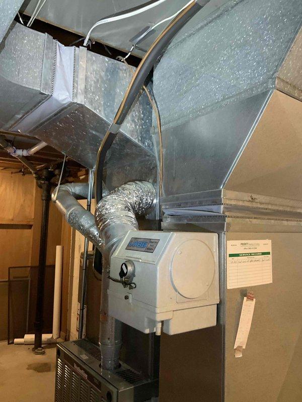 Completed estimate for full HVAC system replacement in residential basement installation. Evaluated thirty-year-old furnace and air conditioner system, documenting existing equipment condition, ductwork configuration, and installation layout. Provided comprehensive replacement quote with equipment recommendations and submitted detailed proposal with photographic documentation for homeowner review.
