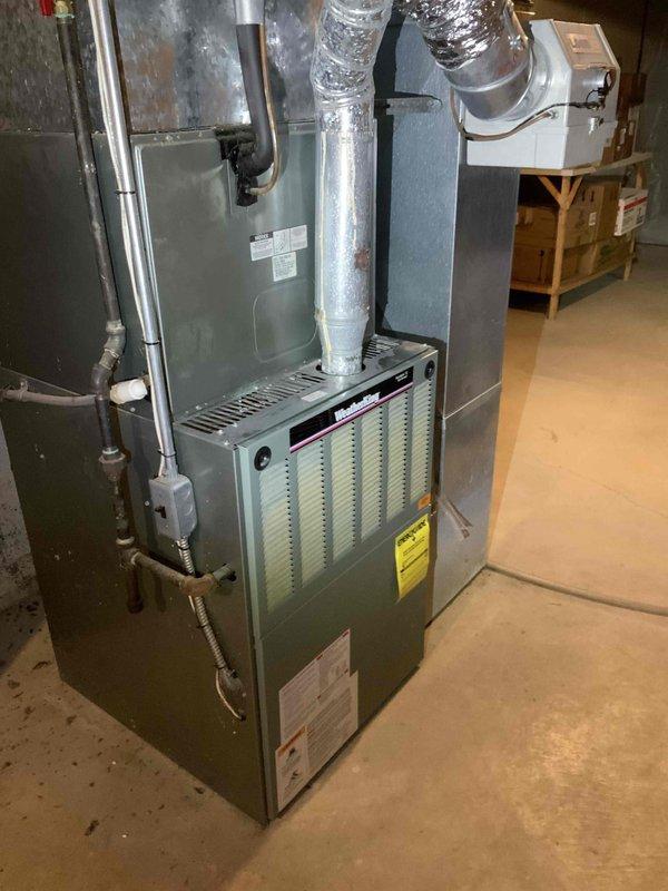 Completed estimate for full HVAC system replacement in residential basement installation. Evaluated thirty-year-old furnace and air conditioner system, documenting existing equipment condition, ductwork configuration, and installation layout. Provided comprehensive replacement quote with equipment recommendations and submitted detailed proposal with photographic documentation for homeowner review.