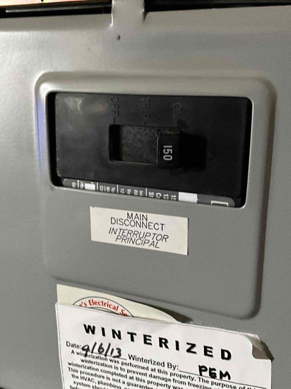 Completed site evaluation for whole home generator installation estimate at residential property. Assessed existing 150-amp main electrical panel and service capacity to determine compatibility requirements for generator integration. Documented current electrical infrastructure including main disconnect location and panel configuration to provide accurate equipment sizing recommendations and installation specifications for proposed automatic transfer switch and generator system.