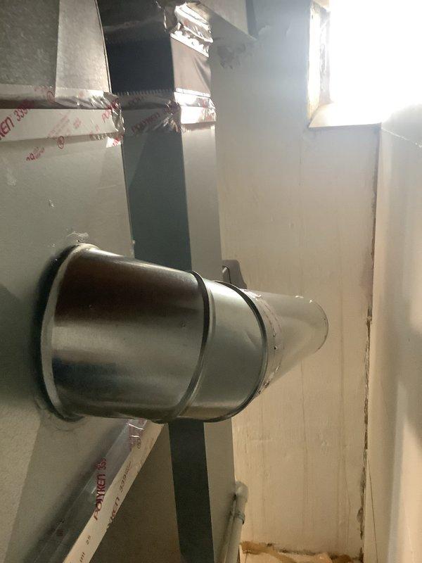 Completed full HVAC system installation including a 70,000 BTU furnace and 2-ton air conditioning unit with rear discharge configuration. Installed new condensate drainage system using PVC piping, connected refrigerant lines, ran electrical conduit to panel, and integrated whole-home humidifier into the system. Secured all required mechanical and electrical permits prior to installation, mounted furnace on platform base in basement utility area, sealed all ductwork connections, and reconnected existing equipment to ensure proper system operation.