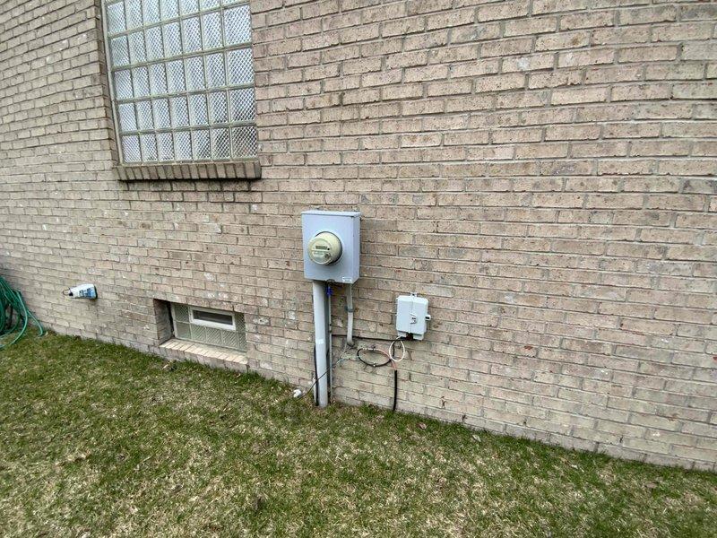 Provided replacement estimate for 26-year-old Lennox furnace system requiring significant repairs. Assessed existing HVAC equipment including outdoor condensing unit and evaluated electrical service connections, metering, and gas utility infrastructure. Documented current system configuration and presented equipment replacement options to address aging furnace at end of serviceable life.