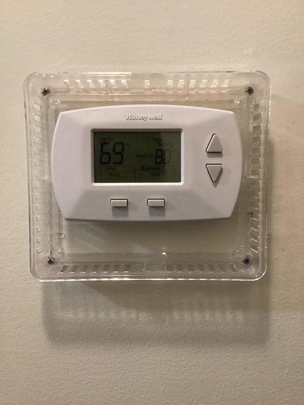 Responded to service call for furnace not reaching desired temperature setpoint. Upon arrival, found thermostat displaying 69°F while set to 80°F, with unit experiencing delayed heating cycles. Performed diagnostic inspection of furnace electrical components and control system. Tested and serviced electrical switch assembly and related control circuitry to restore proper heating function and temperature regulation.