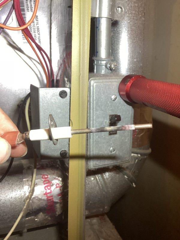 Responded to service call for furnace not reaching desired temperature setpoint. Upon arrival, found thermostat displaying 69°F while set to 80°F, with unit experiencing delayed heating cycles. Performed diagnostic inspection of furnace electrical components and control system. Tested and serviced electrical switch assembly and related control circuitry to restore proper heating function and temperature regulation.
