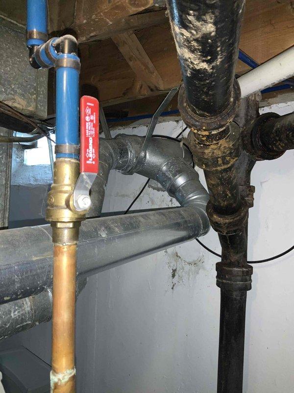 Conducted estimate for replacement of non-operational natural gas furnace and air conditioning system located in basement, both exceeding 20 years of age. Assessed existing Goodman furnace, ductwork configuration, plumbing connections, and electrical service to determine specifications for new equipment installation under buy-one-get-one promotion.