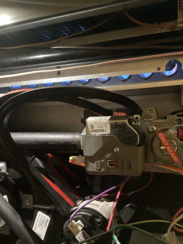 Completed comprehensive HVAC maintenance inspection on air handling unit including examination of heat exchanger assembly, gas valve controls, electrical connections, and blower motor components. Verified all wiring connections are secure, gas valve operation within normal parameters, and system components are functioning properly per manufacturer specifications.