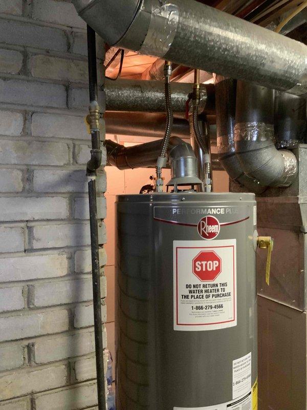 Conducted on-site assessment of existing HVAC system for residential replacement estimate. Inspected furnace and air conditioning equipment located in basement utility area, noting aging ductwork with deteriorated insulation and standard residential installation configuration. Documented current system conditions through photography, including furnace unit, ductwork layout, and associated mechanical components. Customer requested immediate replacement due to unknown equipment age and desire for new furnace and air conditioning system. Provided comprehensive evaluation of existing installation to prepare replacement proposal for complete heating and cooling system upgrade.