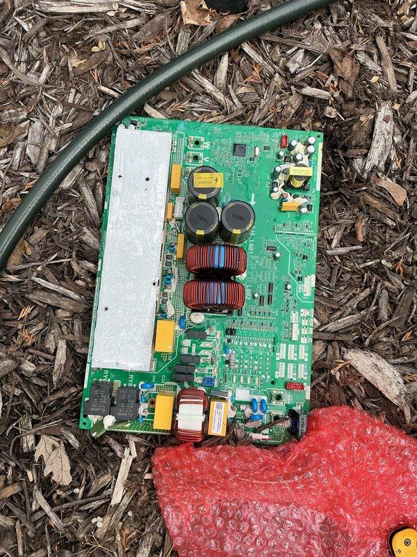 Responded to service call for HVAC system malfunction. Upon inspection, diagnosed failed control board preventing unit operation. Removed defective control board PN 22X58 from outdoor unit control panel, disconnected all electrical connections, and installed new replacement board. Verified all wire terminations were secure and properly connected to corresponding terminals. Restored power to unit and tested operation to confirm successful repair. System returned to normal operation with all functions working properly. Removed old control board from site.