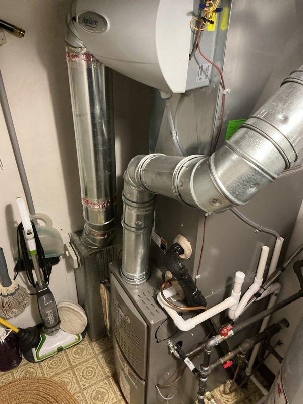 Completed scheduled AHM preventive maintenance on residential gas furnace and associated HVAC system components. Performed comprehensive inspection of furnace unit, ductwork connections, condensate drainage system, and electrical components; verified proper operation of all mechanical systems and confirmed equipment is functioning within normal parameters.