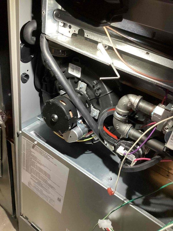 Completed annual furnace maintenance and tune-up as part of preventative service membership. Performed comprehensive inspection of gas valve assembly, draft inducer motor, pressure switch, and all electrical connections. All components found in proper working condition with no deficiencies noted, unit operating within manufacturer specifications.