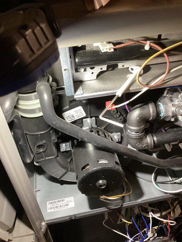 Completed annual heating maintenance on Lennox brand furnace under Air Care Membership. Performed comprehensive tune-up inspection including blower motor assembly, heat exchanger, ignition module, and all electrical connections. Verified proper operation of gas supply lines and fittings, inspected control board and wiring harness, and confirmed all safety mechanisms functioning correctly. Documented equipment condition with photos showing interior components and overall system installation. All systems tested and operating within manufacturer specifications.