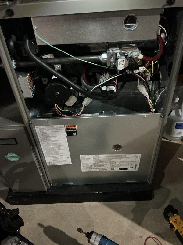 Completed annual furnace and air conditioning maintenance as part of preventative care membership. Performed comprehensive tune-up on residential HVAC system, inspecting gas valve assembly, electrical connections, blower motor components, and all associated wiring harnesses. All mechanical and electrical components found operating within normal parameters with no deficiencies noted.