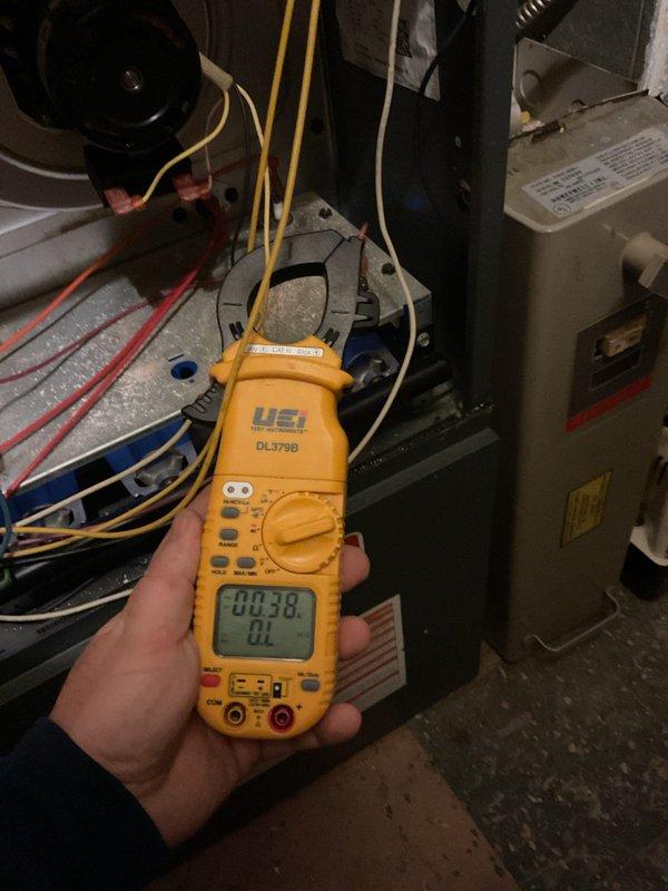 Completed scheduled Air Handler Maintenance on residential HVAC system. Performed diagnostic testing using digital multimeter to verify electrical readings and system operation, replaced air filter and evaporator pad as part of routine maintenance protocol, and confirmed all components functioning within normal parameters.