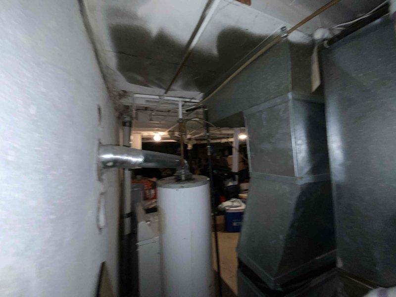 Provided estimate for replacement of 20-year-old furnace and air tank located in basement. Current equipment is operational but nearing end of service life. Assessment included inspection of existing HVAC system, ductwork configuration, electrical panel capacity, and available space for new equipment installation.