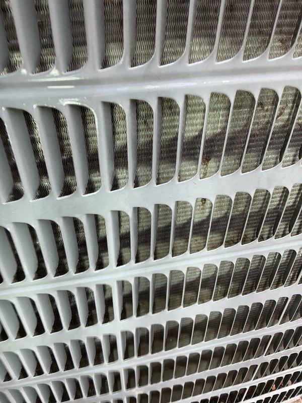 Completed annual cooling maintenance on HVAC system. Performed comprehensive inspection of heat exchanger coils, which showed good condition with proper fin alignment and minimal debris accumulation. Identified need for air filter replacement at multiple locations and installed new filters to ensure optimal airflow and system efficiency.