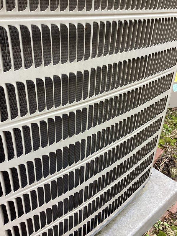 Completed annual preventative maintenance on residential air conditioning system. Performed comprehensive tune-up inspection of outdoor condenser unit, verifying proper operation of all components, checking refrigerant levels, and confirming adequate airflow through coil fins and grille assembly. System operating within normal parameters with no issues identified; unit ready for upcoming cooling season.