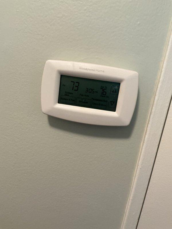 Responded to no heat call on forced air furnace system. Upon arrival, verified thermostat was calling for heat with setpoint at 76°F and room temperature reading 73°F. Inspected furnace components and identified issue with gas valve assembly. Examined manifold, burner assembly, and associated control wiring. Tested electrical connections and verified proper voltage to gas valve. Cleaned flame sensor and checked ignition sequence. Cycled system multiple times to confirm proper operation. Furnace restored to normal heating operation with all safety controls functioning correctly.