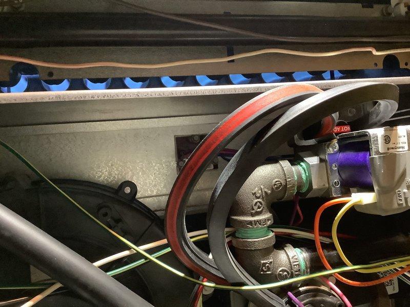 Completed annual furnace maintenance and tune-up on residential HVAC system. Performed comprehensive inspection of all mechanical components including blower assembly, electrical connections, and associated plumbing systems. Conducted combustion analysis and safety testing with digital meter, recording readings within normal operating parameters at 0.03 ppm.