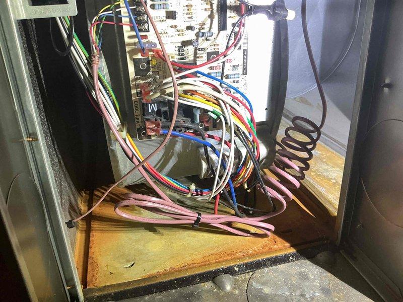 Completed annual heating maintenance on residential HVAC system. Performed comprehensive inspection of furnace control board, verified all electrical connections and wire terminations, examined heating elements and sensors for proper operation, and assessed insulation integrity. All components found to be functioning within normal parameters; system operating efficiently with no deficiencies noted.