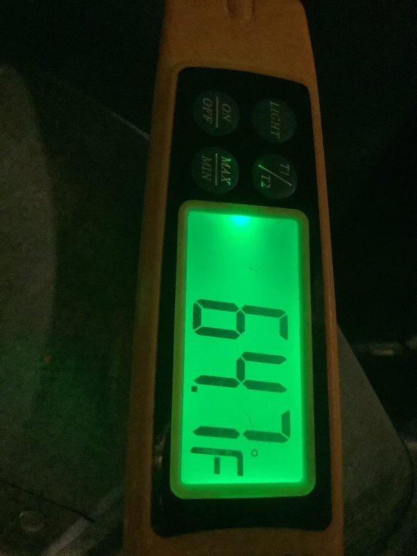 Performed comprehensive AC tune-up and maintenance on 10-year-old Lennox HVAC system. Measured system pressures using digital manifold gauges, confirming R410A refrigerant charge at 96.0 psi low side and 213.0 psi high side with proper superheat and subcooling temperatures. Verified system operation with infrared thermometer, confirming all components functioning correctly and unit operating within manufacturer specifications.
