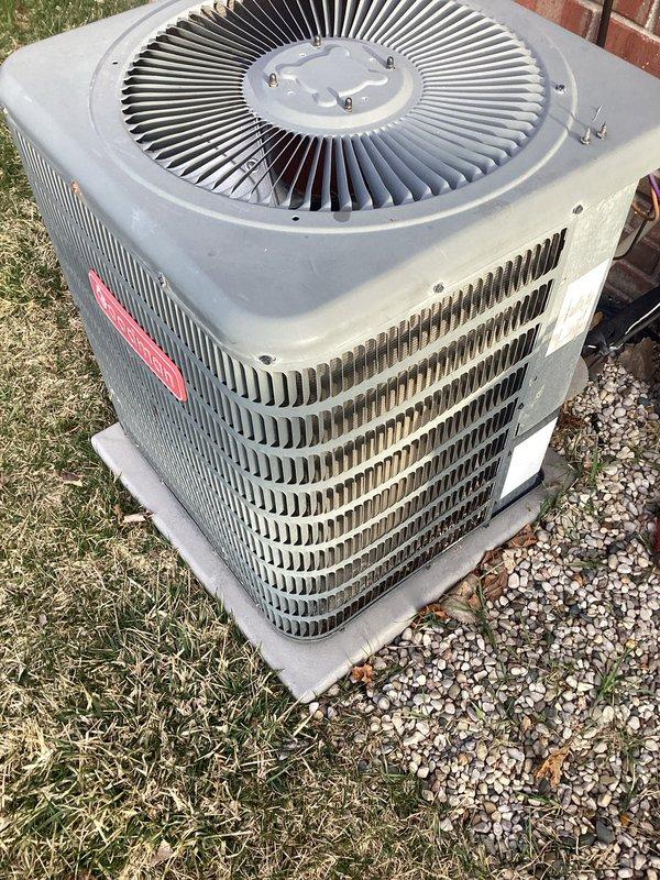 Completed annual cooling maintenance on outdoor condensing unit. Performed comprehensive inspection of condenser coils, fan assembly, and electrical components. Unit found in operational condition with normal wear consistent with outdoor exposure. Documented equipment condition with photos for service records.