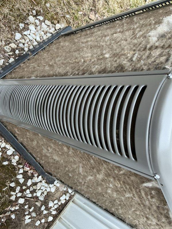 Completed routine Air Care Maintenance inspection on residential air conditioning system. Performed visual assessment of outdoor condenser unit, confirmed proper installation and structural integrity of cooling fins and exterior panels, and documented equipment condition with photographs. No repairs or adjustments required at this time.