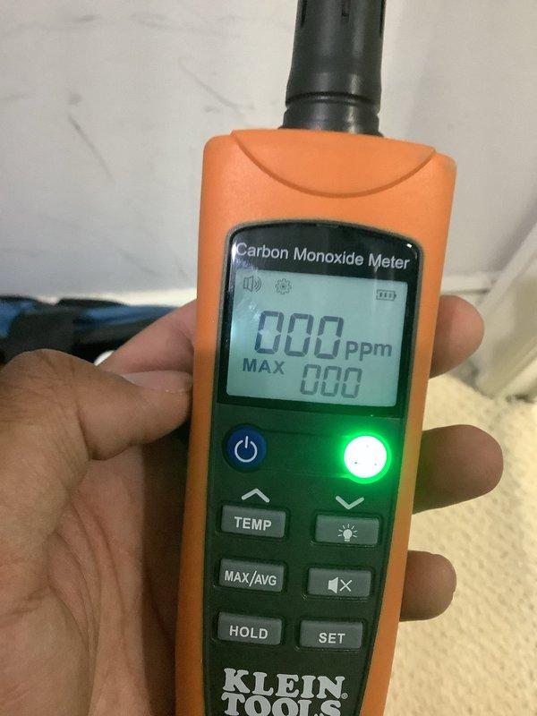 Completed preventive maintenance on two air handling units, one located on the top floor and one in the basement. Performed comprehensive inspection of both systems, replaced air filters and evaporator pads as needed, and tested all mechanical and electrical components for proper operation. Conducted carbon monoxide safety testing with readings showing 0 ppm, confirming safe operation of heating equipment.
