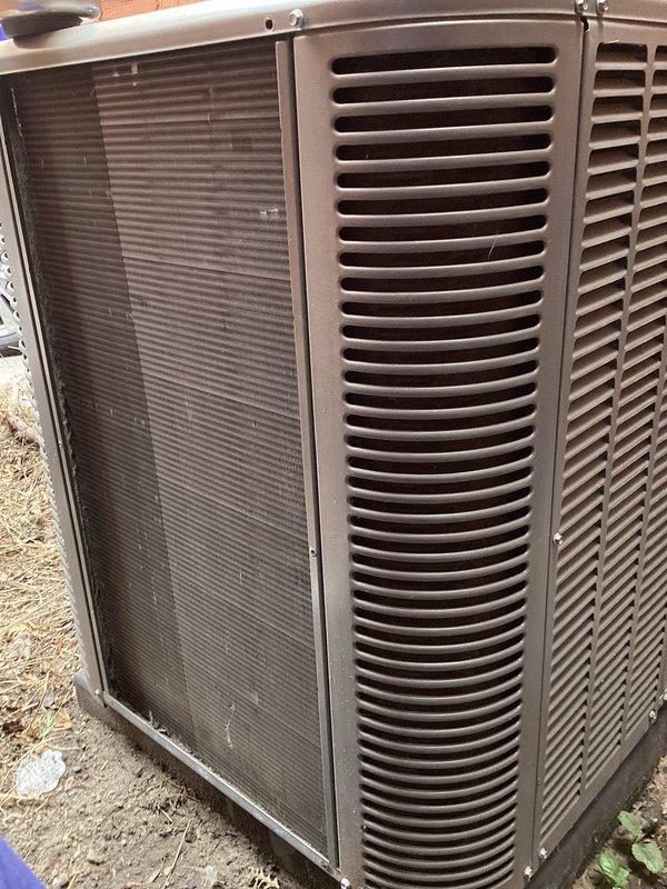 Completed annual heating and cooling maintenance on residential HVAC system. Performed comprehensive inspection of furnace unit, examining blower motor assembly, heat exchanger, electrical connections, and internal components for proper operation and safety. Verified all wiring connections secure with no signs of wear or damage. Inspected outdoor condensing unit, checking condenser coils, cabinet condition, and overall system functionality. All components found in normal working condition with no repairs required at this time.