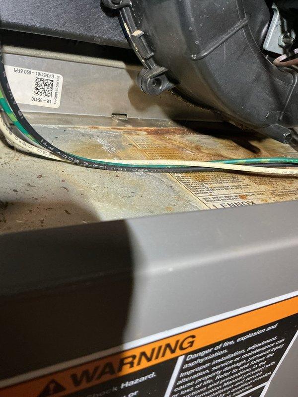 Completed complimentary annual heating maintenance through Air Care Membership on furnace system. Performed comprehensive tune-up inspection of all internal components including blower motor assembly, electrical connections, and control module. Verified proper operation of all mechanical and electrical systems, inspected wiring connections throughout unit, and documented equipment specifications and current condition with photographs. No issues identified; system operating within normal parameters.