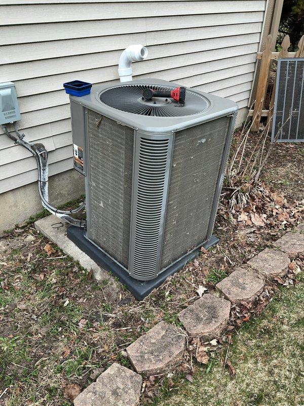 Completed annual furnace maintenance as part of membership benefits. Performed comprehensive tune-up on heating system, including inspection of all critical components, burner assembly cleaning, filter replacement, and safety controls verification. Outdoor Lennox air conditioning unit was also inspected during the visit, with refrigerant lines, condensate drainage system, and electrical connections confirmed to be in proper working condition.