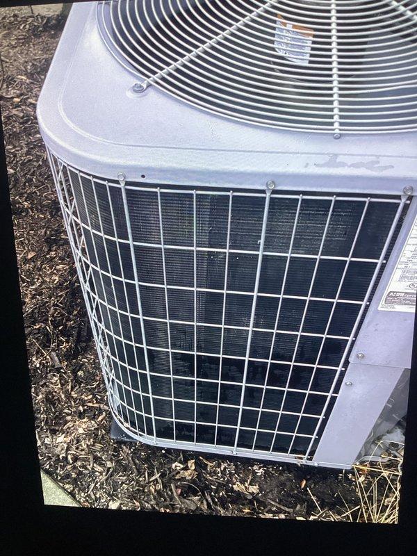 Completed annual furnace maintenance as part of preventative maintenance membership. Performed comprehensive tune-up on heating system, including inspection of all furnace components, combustion analysis, and safety checks. Documented outdoor condensing unit condition with photos showing unit operational with normal outdoor weathering, protective wire grille intact, and condenser coils visible through guard. All systems operating within normal parameters.