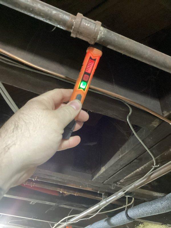 Responded to report of gas odor detected outside at furnace exhaust vent on two-year-old forced air heating system. Upon arrival, conducted comprehensive combustion analysis and gas leak detection testing throughout the mechanical space using calibrated electronic monitoring equipment. Inspected all gas piping connections, heat exchanger integrity, and venting system for potential breaches. No active gas leaks detected at furnace connections, supply lines, or exhaust termination. Combustion readings within manufacturer specifications with proper CO levels and gas pressure confirmed. Determined odor was likely residual condensate odor from normal furnace operation mixing with cold outdoor air. Verified proper draft and venting operation, confirmed all safety controls functioning correctly, and cleared system for safe operation.