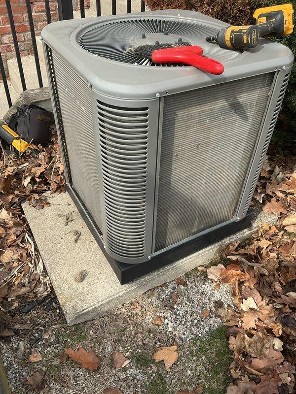 Completed comprehensive ComfortGuard maintenance package on a 3-year-old residential HVAC system including full furnace inspection and AC tune-up. Inspected furnace operation, verified exhaust venting integrity, checked PVC condensate drainage system, and confirmed all safety controls functioning properly. Performed complete air conditioning tune-up on outdoor condenser unit including cleaning coils, testing fan motor operation, verifying refrigerant levels, and inspecting electrical connections. All equipment operating within manufacturer specifications with no issues identified.