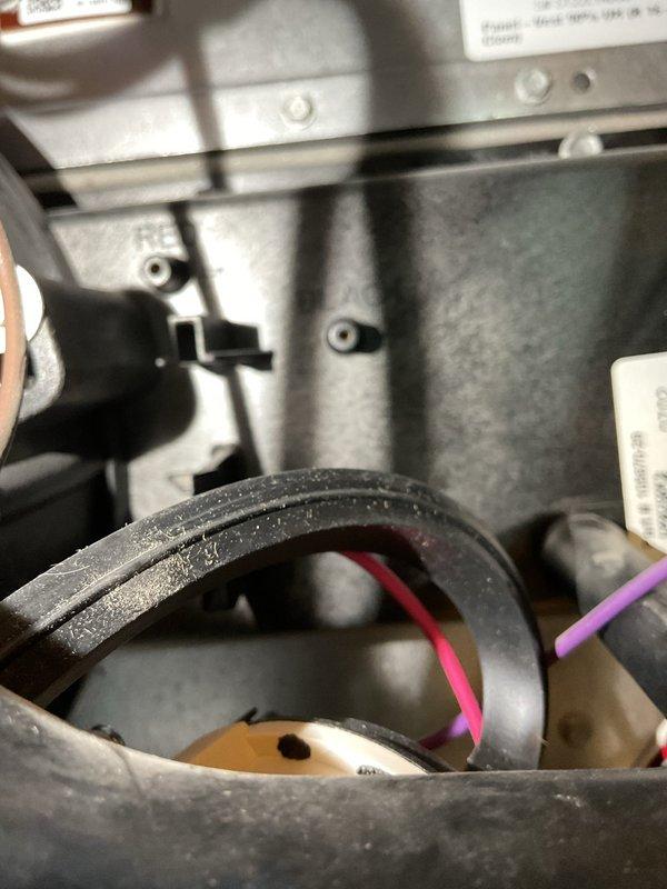 Responded to no-heat call on 3-year-old furnace located on main level. Upon inspection, discovered heavy frost and ice accumulation on inducer motor assembly and associated condensate drainage components. Frost buildup indicated a condensate drain blockage causing moisture backup and freezing within the system, which prevented proper inducer motor operation and system startup.

Cleared blocked condensate drain line and removed ice accumulation from inducer motor housing and drainage tube. Verified proper condensate flow and drainage operation. Inspected inducer motor assembly, pressure switch connections, and electrical terminals for proper operation. Cycled system through multiple heating cycles to confirm proper ignition sequence, inducer motor operation, and condensate drainage without refreezing.

System restored to normal operation with proper heat output. Both parts and labor remain under warranty coverage.