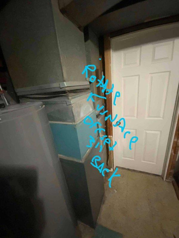 Conducted on-site evaluation of existing residential heating and cooling system for replacement estimate. Inspected attic-mounted air handler unit and assessed ductwork configuration, noting equipment age unknown per customer request. Documented current HVAC equipment location, electrical connections, and existing duct system through photographic records to facilitate replacement planning and expedited installation scheduling upon approval.