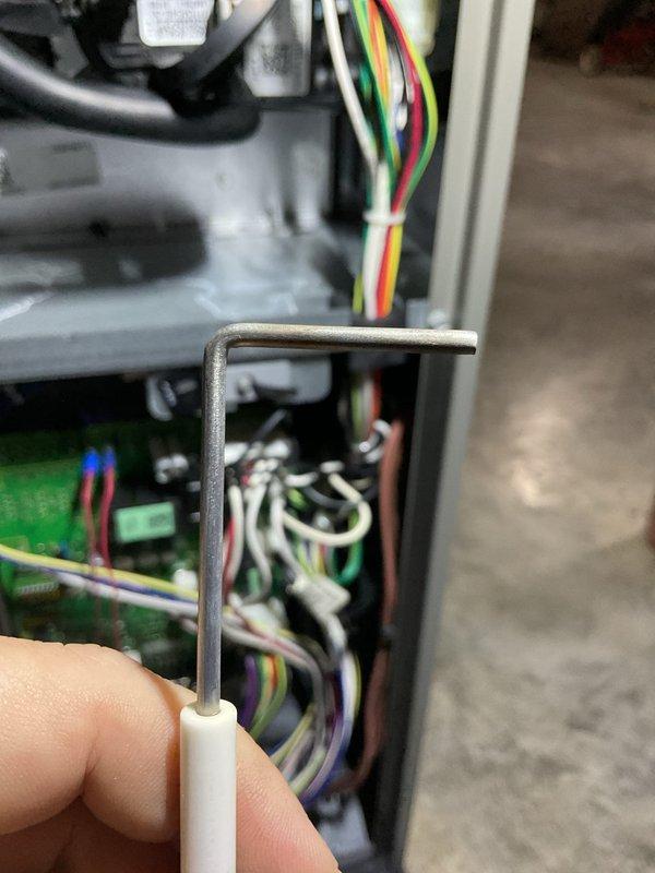 # HVAC Maintenance - ComfortGuard Maintenance - Furnace

Performed comprehensive annual tune-up and preventive maintenance on residential furnace unit under existing five-year post-installation contract with no customer-reported operational issues. Accessed internal components by removing cabinet panels to inspect blower motor assembly, electrical connections, control board, and gas valve systems. Verified proper wire terminations and connections throughout system, including thermostat wiring with standard color-coding (red, yellow, green, white, black, purple). Inspected blower motor operation and associated flexible ductwork connections. Examined green circuit board for signs of wear or damage and confirmed secure mounting and wire routing. Checked all safety controls and electrical components for proper function. Cleaned accessible interior surfaces and components as part of routine maintenance protocol. Confirmed system operational readiness and documented furnace condition with ph