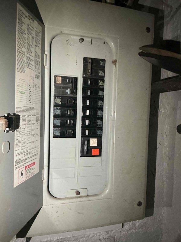 Conducted comprehensive HVAC replacement estimate for 12-year-old furnace and air conditioning system located in basement. Evaluated existing natural gas furnace and cooling equipment, assessed electrical panel capacity and breaker configuration for new system requirements, documented current equipment location and existing infrastructure including ductwork accessibility. Provided homeowner with equipment options and replacement recommendations based on current system age and operational status.