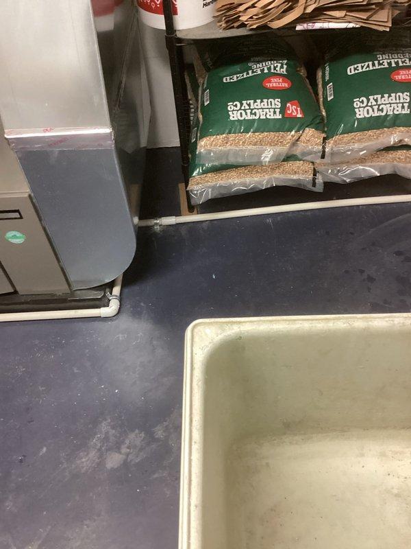 Completed installation of tankless water heater unit in utility room per permit specifications. Installed gray tankless unit with proper venting, established PVC condensate drain line routing with appropriate joints and elbows, and reconnected all necessary plumbing connections. Unit tested and operational with control panel indicators functioning properly.