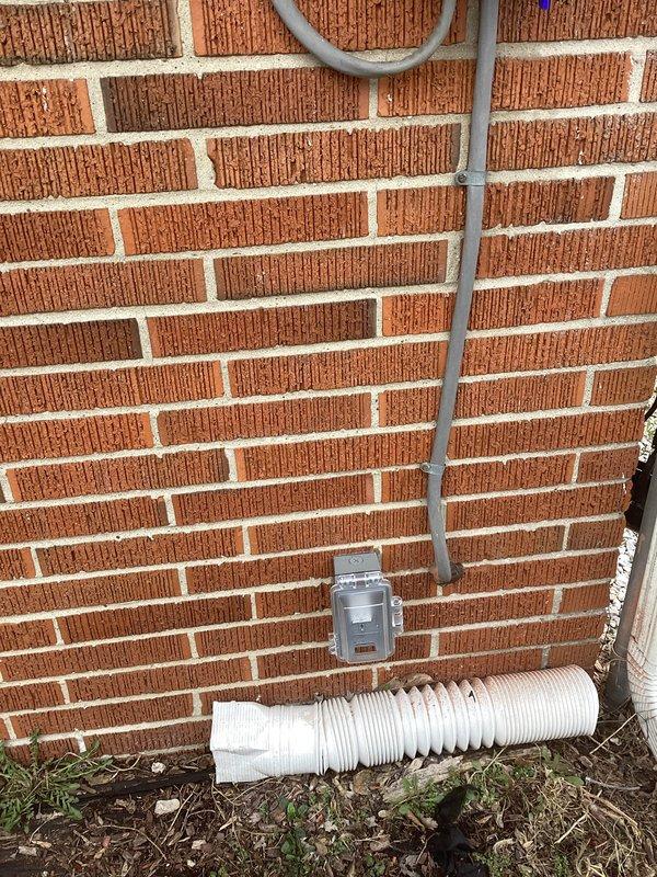 Completed full HVAC system installation including a 70,000 BTU furnace and 2-ton air conditioning unit with left-side configuration. Installed furnace in basement location on concrete block base with proper ductwork connections, ran electrical conduit and exterior refrigerant lines along brick exterior wall to outdoor condensing unit, and reconnected all necessary utilities. All mechanical permits obtained and installation performed to code specifications with system tested and operational upon completion.