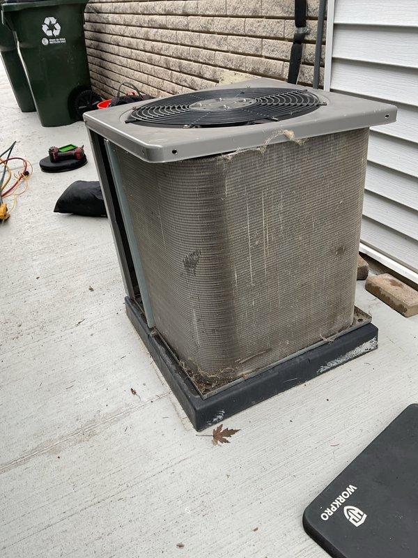 Completed routine preventive maintenance on two residential air conditioning systems. Performed comprehensive tune-up procedures including inspection of outdoor condenser units, verification of proper operation, cleaning of accessible components, and assessment of overall system condition. Both units positioned on exterior surfaces showed normal wear consistent with outdoor exposure. All safety checks completed, systems operating within normal parameters at time of service.