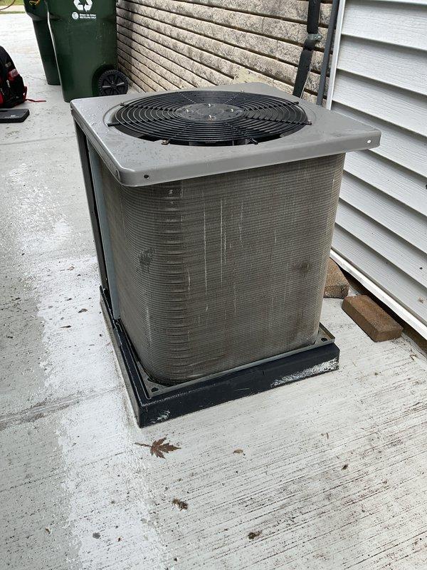 Completed routine preventive maintenance on two residential air conditioning systems. Performed comprehensive tune-up procedures including inspection of outdoor condenser units, verification of proper operation, cleaning of accessible components, and assessment of overall system condition. Both units positioned on exterior surfaces showed normal wear consistent with outdoor exposure. All safety checks completed, systems operating within normal parameters at time of service.