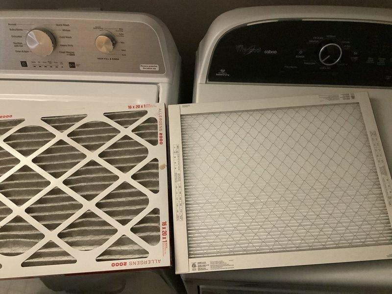 Completed routine Air Care Cooling maintenance service on HVAC system. Replaced heavily soiled 18x20x1 MERV-rated air filter showing significant dust and allergen accumulation with new filter to restore proper airflow and indoor air quality. Discovered evaporator coil experiencing severe icing condition with surface temperature reading 23°F, indicating potential refrigerant charge issue, restricted airflow, or low ambient temperature operation requiring further diagnostic evaluation and corrective action.