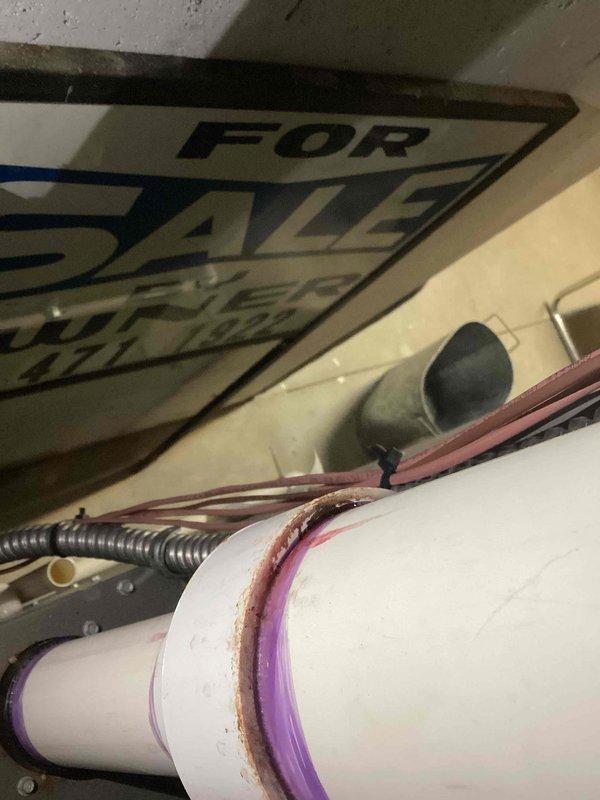 Responded to service call for furnace leaking water in basement on 2021 equipment. Identified condensate drain issue with PVC piping system and performed necessary repairs to drainage line, including joint repair with proper primer and cement application. Replaced humidifier pad, installed new air filter, and completed comprehensive maintenance inspection of furnace and associated components while on-site.