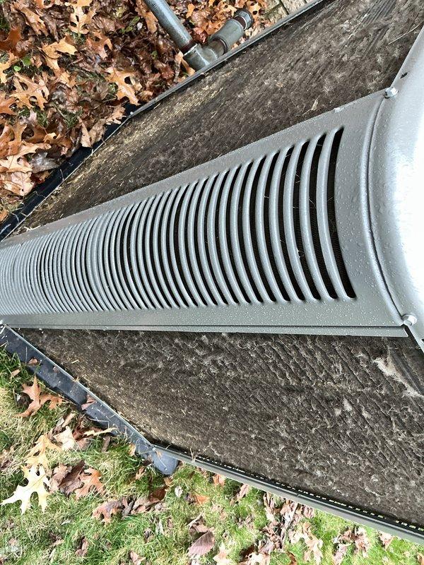 Completed routine Air Care Maintenance on residential outdoor HVAC unit. Performed comprehensive inspection of condenser coil, which showed clean fins in good condition with proper spacing and no debris buildup. Verified unit operational status, checked refrigerant lines, and confirmed proper drainage system function. All components operating within normal parameters with no service issues identified.