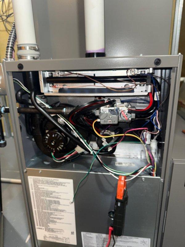 Completed annual furnace maintenance tune-up as part of Randazzo Air Care Membership. Performed comprehensive inspection of all mechanical and electrical components, including blower assembly, heat exchanger, burner operation, gas connections, electrical wiring and controls, venting system, and safety devices. All systems tested and found operating within manufacturer specifications with no issues identified. Unit photographed for service records.