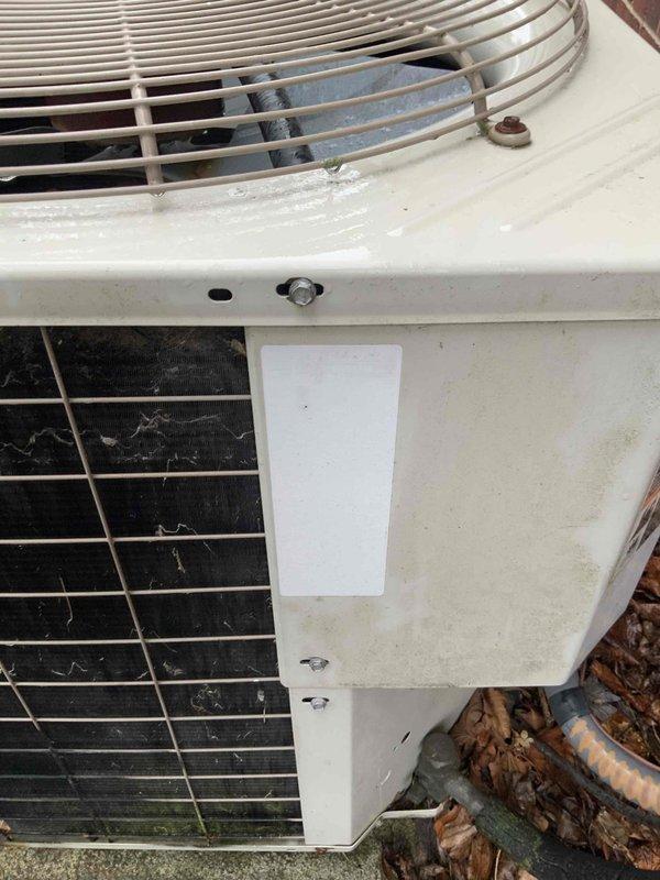 Provided comprehensive estimate for complete HVAC system replacement including both furnace and air conditioning unit for a 26-year-old system currently located in basement. The existing natural gas furnace and AC condenser unit are well-maintained and operational, but have reached end of expected service life. Exterior condenser unit shows significant weathering, dirt accumulation in coil fins, and general wear from prolonged outdoor exposure, though system continues to function properly at time of assessment.